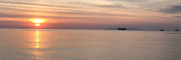 Foto vom Sonnenuntergang